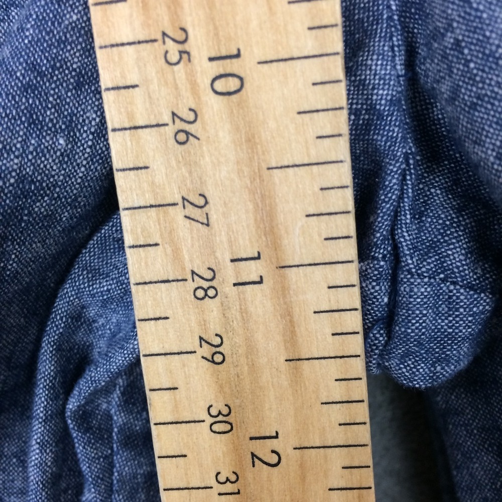 Ann Taylor Linen Dress Pants Womens 12 Blue Classic Career Preppy Teacher - Picture 7 of 16